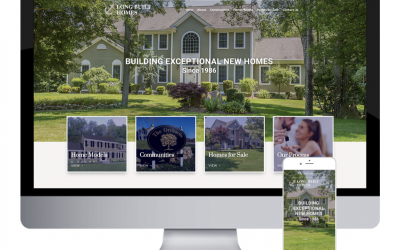 Web Design for Long Built Homes | New Bedford, MA