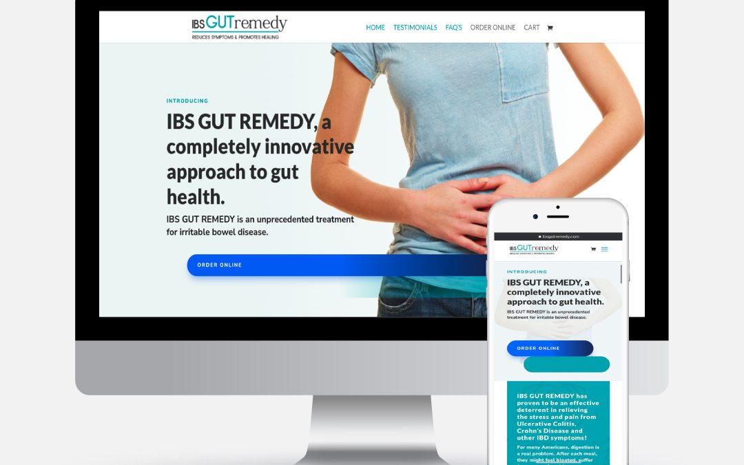 Website Design Project Spotlight – IBS Gut Remedy