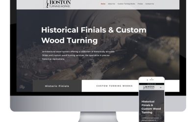 Website Design for Boston Turning Works | Tiverton, RI