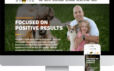 Website Design for Evolve Dog Training | Mattapoisett , MA