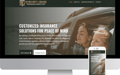 Website Design for Margret J. Grassi Insurance Agency INC | West Wareham, MA