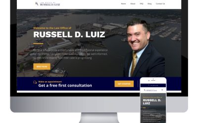 Website Design for Russel D. Luiz | New Bedford, MA