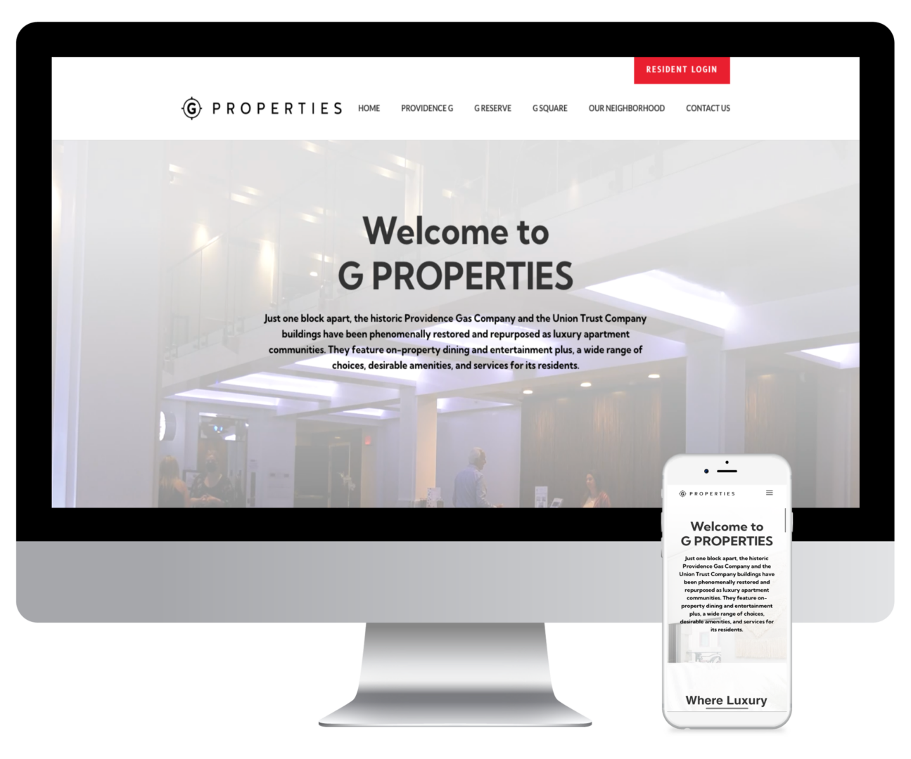 Website Design for The Providence G Providence, RI Spectrum
