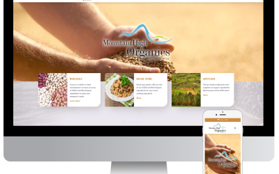Website Design for Mountain High Organics