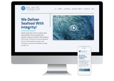 Atlantic Sustainable Catch Web design