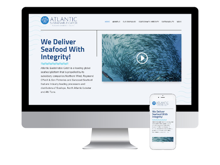 Atlantic Sustainable Catch Web design