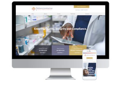 Biopharma Consulting Group Web Design