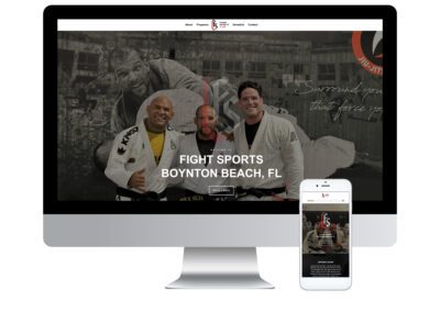 Web Design for Fight Sports