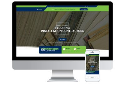 Web design for Premier Flooring