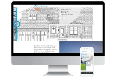 Sea Glass Homes Web Design