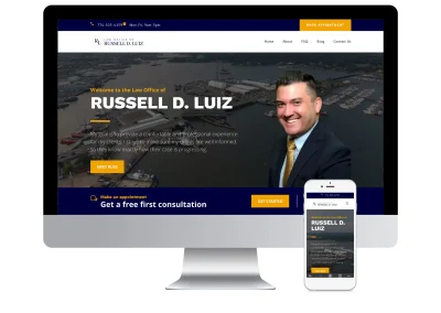 Law Office of Russel D Luiz Web Design