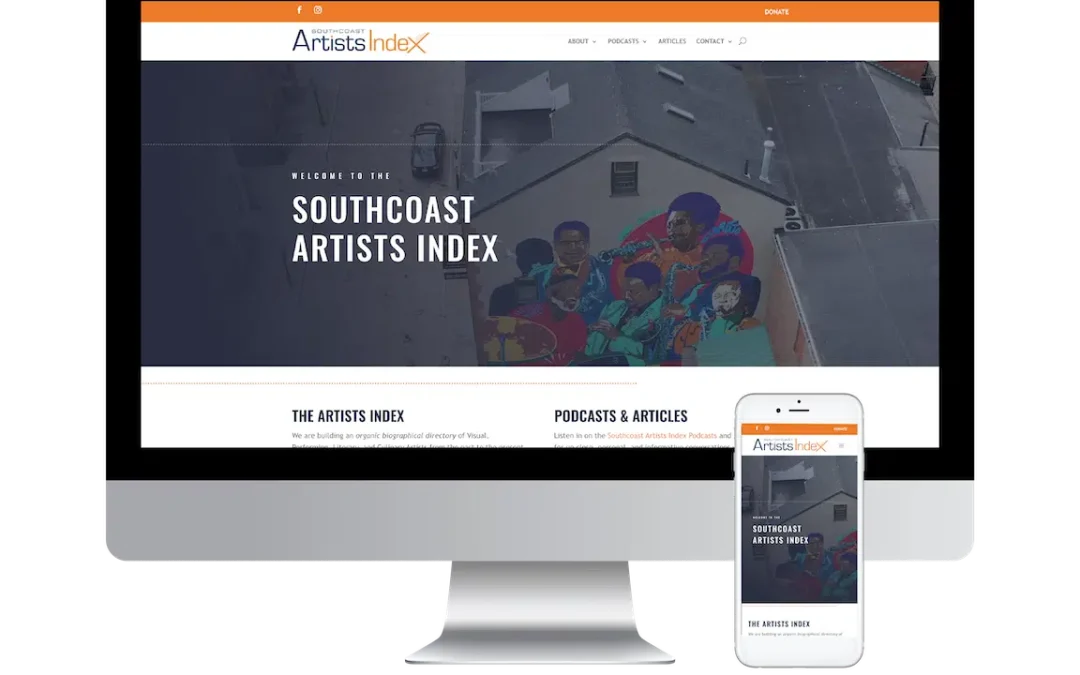 The Southcoast Artists Index Web Design