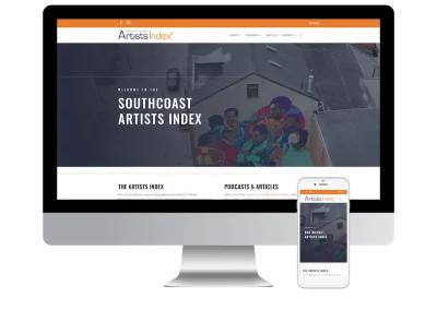 The Southcoast Artists Index Web Design
