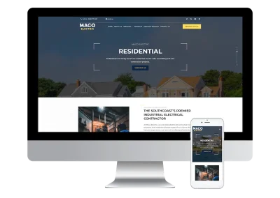 MACO Electric Web Design