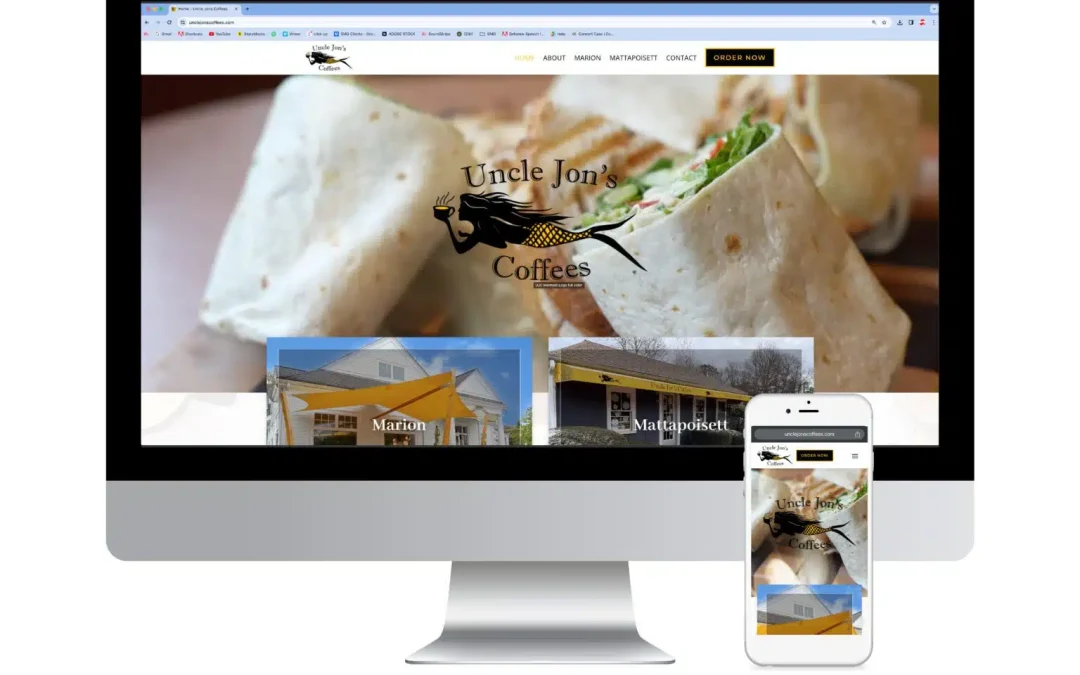 Uncle Jon’s Coffees Web Design