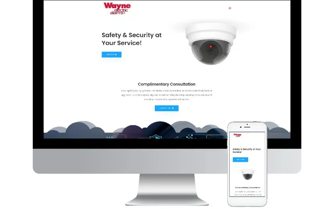 Wayne Electric and Alarms Web Design