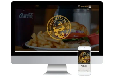 Golden Greek Restaurant Web Design