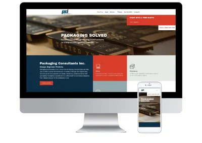 Packaging Consultants Web Design