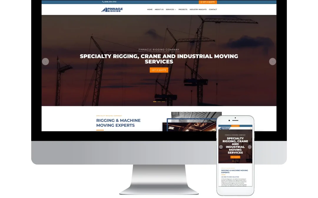 Pinnacle Rigging Web Design