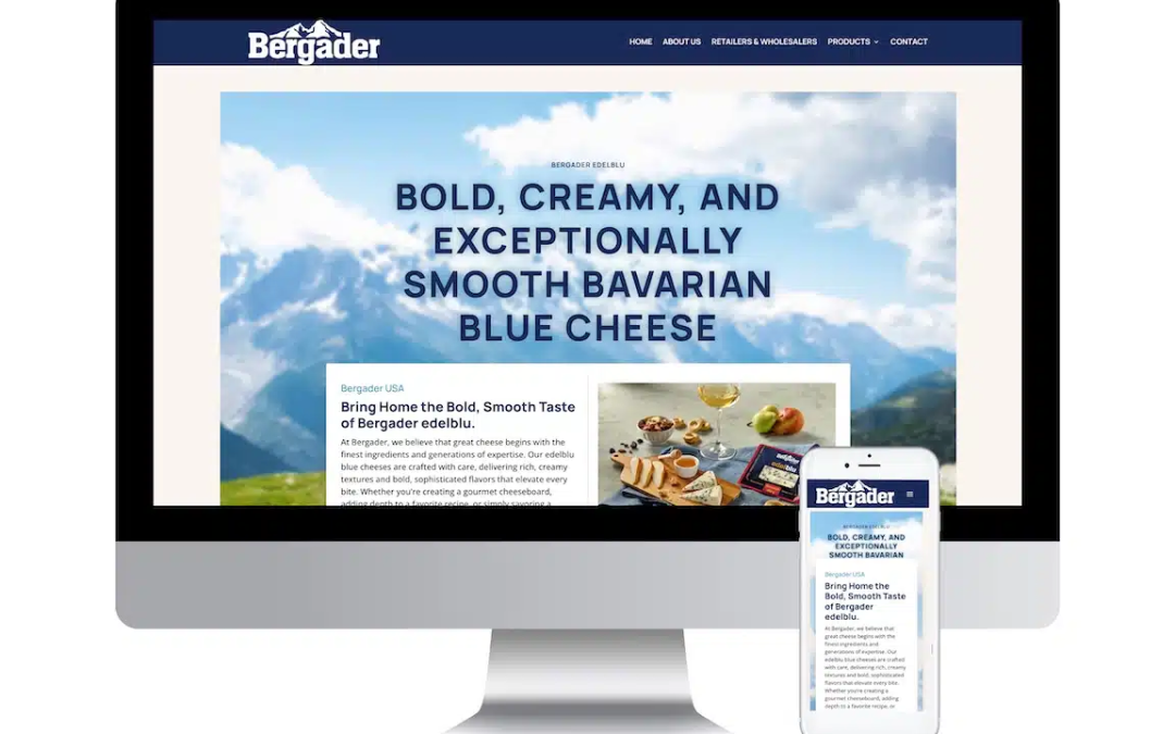 Bergader USA Web Design