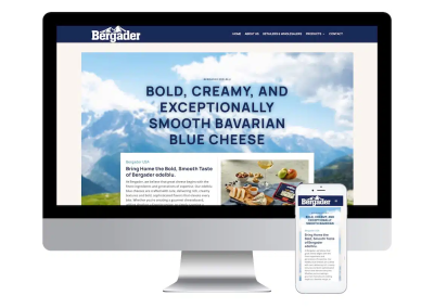 Bergader USA Web Design