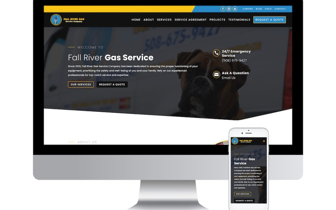 Fall River Gas Web Design