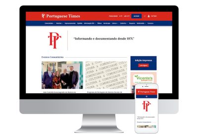 Portuguese Times Web Design
