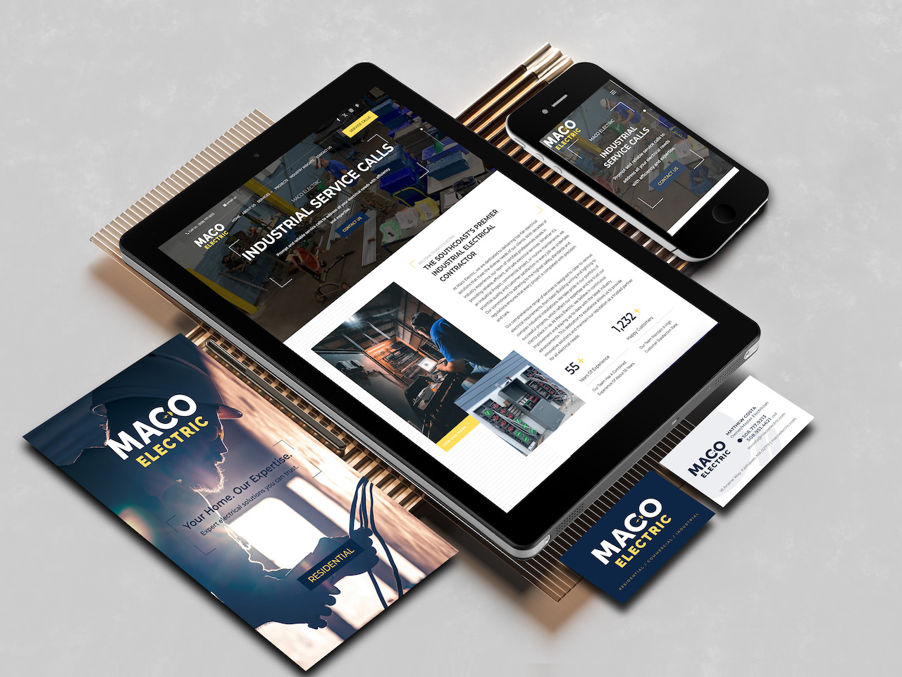brand devlopment for maco electric