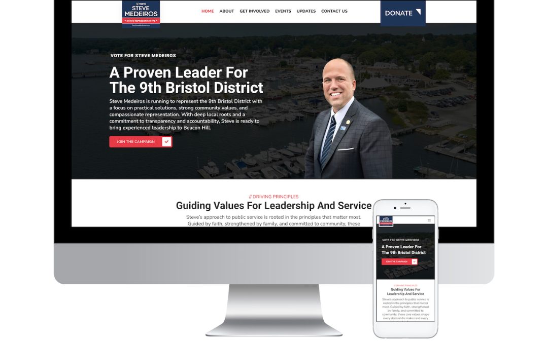 Elect Steve Medeiros Web Design