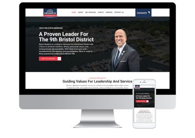 Elect Steve Medeiros Web Design