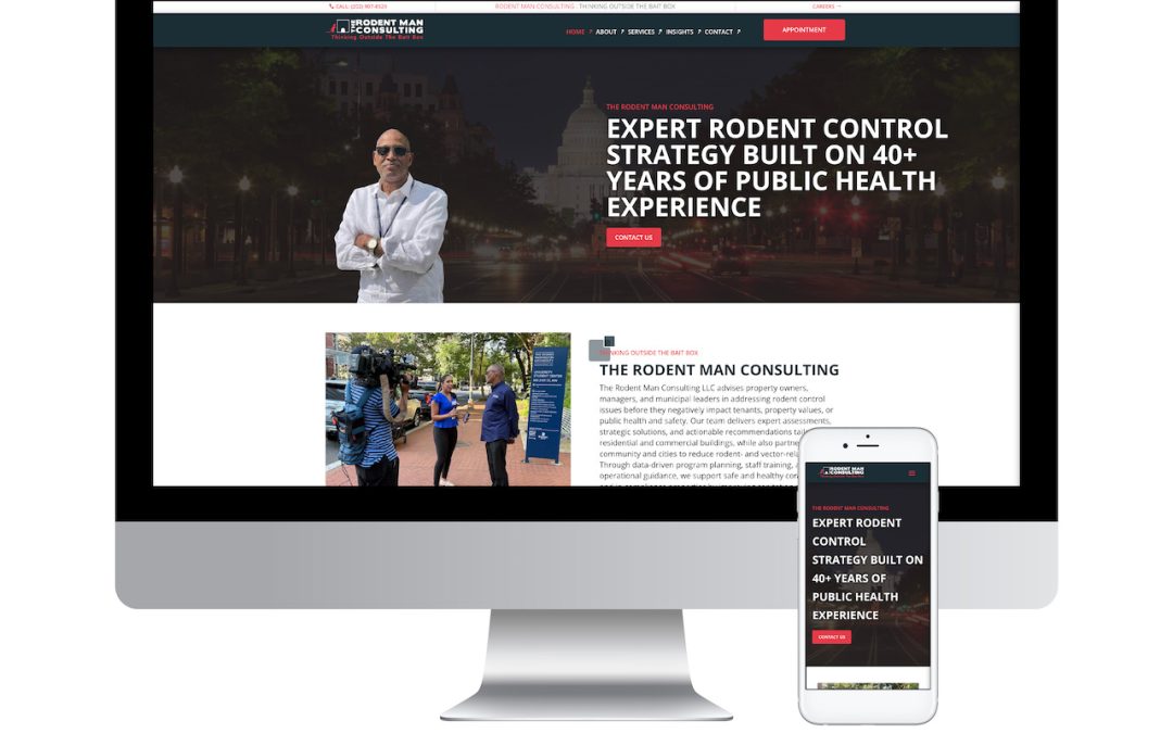 Rodent Man Web Design